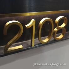 Stainless Steel Home Address Plaques Stainless Steel House Numbers Supplier